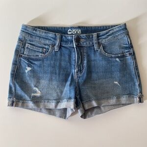Warehouse One Denim Shorts Distressed Size 6